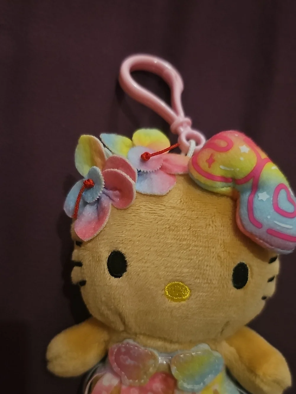 Hello Kitty ABC Store Plush Keychain NWT